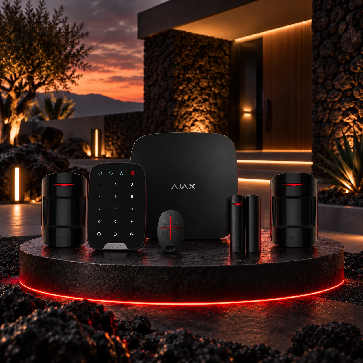Ajax devices coordinated from a single app